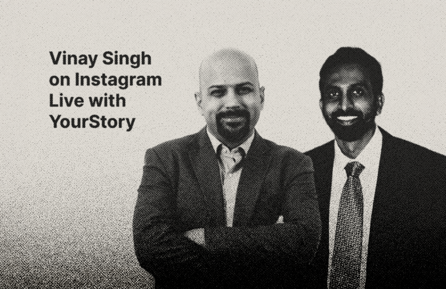 Vinay Singh on Instagram Live with YourStory
